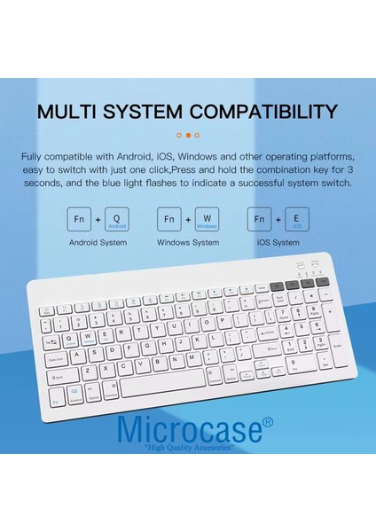 2in1 Kablosuz 2.4g ve Bluetooth Wireless Klavye Mouse Set - AL5043