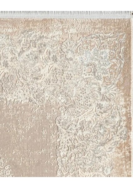 Pier Zen HG01B Krem Vizon Viskon Akrilik Yumuşak Leke Tutmaz Silinebilir Halı
