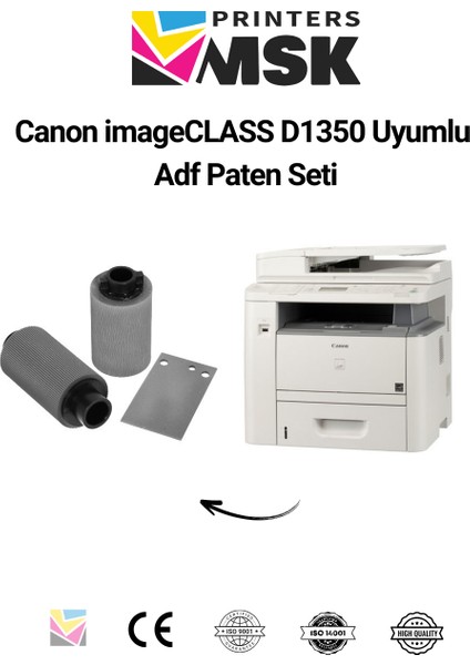 Canon Imageclass D1350 Uyumlu Adf Paten Seti