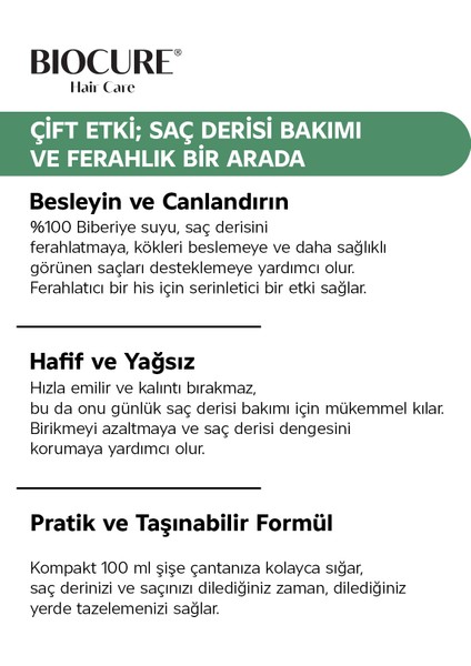 Saf Biberiye Suyu 100 ml
