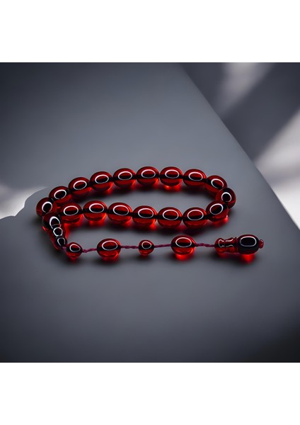 Bilek Boy Katalin 17'lik Şakşak Tesbih / Ölçü: 14 x 16 Karpuz Kesim Modeli