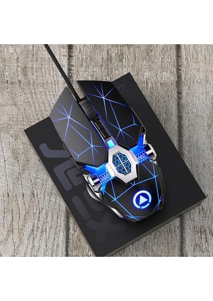 3200DPI Kablolu Işıklı Ergonomik Tasarım Oyuncu Gaming Mouse - AL5046