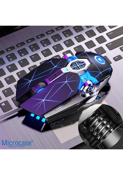 3200DPI Kablolu Işıklı Ergonomik Tasarım Oyuncu Gaming Mouse - AL5046