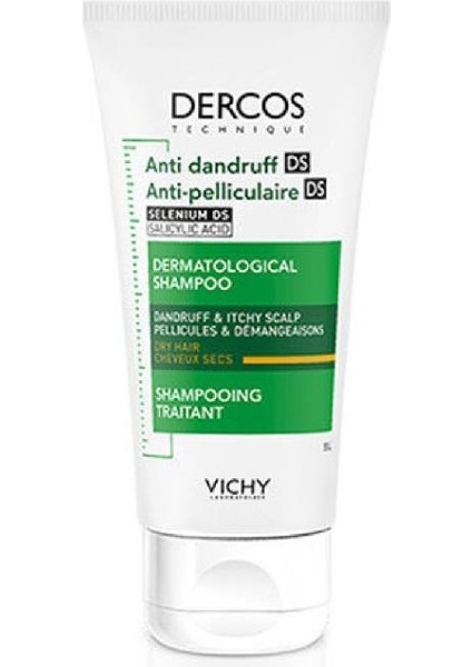 Vıchy Dercos Sec Dry Hair Shampoo 50 ml - Kepek