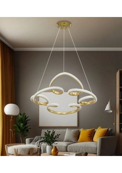 Reel Taç LED Avize