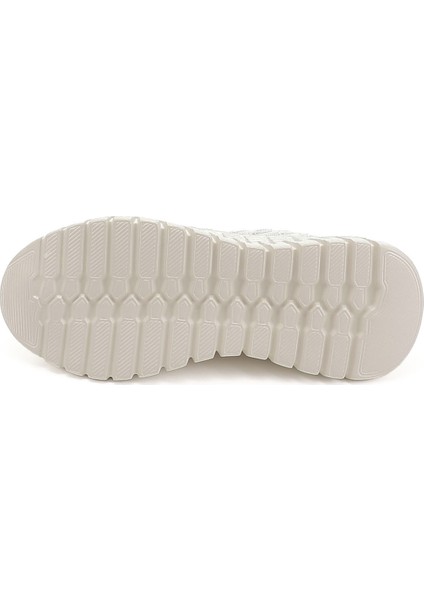 Kadın Nude Triko Taşlı Memory Foam Tabanlıklı Comfort Sneaker