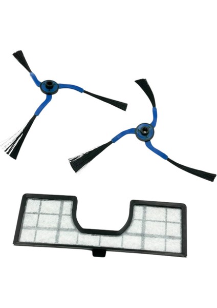 Samsung Uyumlu Navibot VC-RM72VR, SR8980, SR8895, SR8855, SR8845, SR8840 Süpürge Filtre ve 2 Adet Yan Fırça