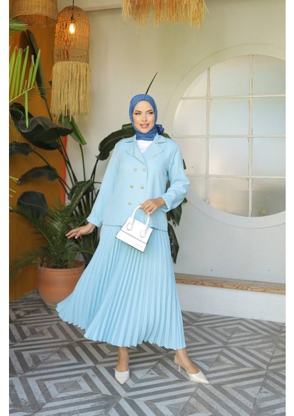 Etekli Blazer Ceketli Takım fiyatları