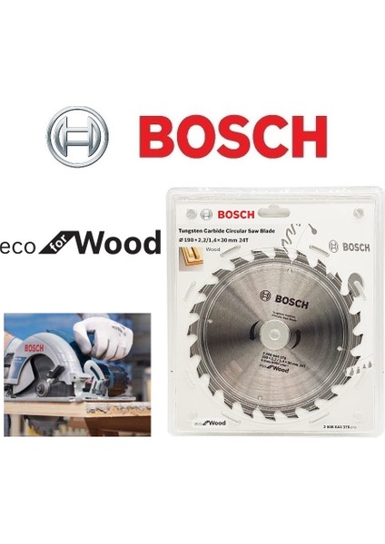 Eco For Daire Testere Ahşap Mdf Sunta Kesme Bıçağı 190mmx 2.2 24 Diş