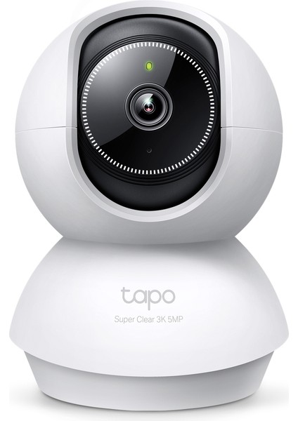 Tapo C230 | Wi-Fi Güvenlik Kamerası | 3K 5MP | Hareket Tespit/Takip | 360° Görüş | 12m Gece Görüşü | Çift Yönlü Ses | Bulut/Yerel Depolama | AIDestekli Bebek Ağlaması/İnsan/Hayvan/Araç Tespiti