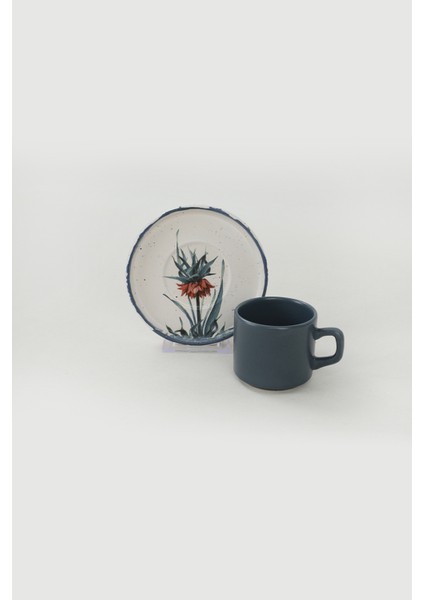 Stackable Çay Takımı Anadolu Çiçekleri 12 Parça 6 Kişilik