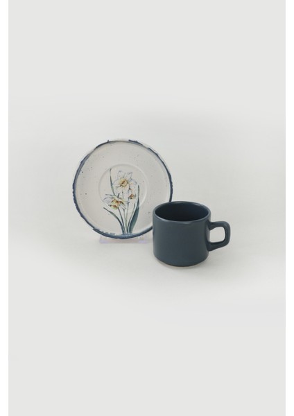 Stackable Çay Takımı Anadolu Çiçekleri 12 Parça 6 Kişilik
