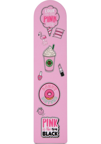 Pink Baskılı 3'lü Kitap Ayraç Seti