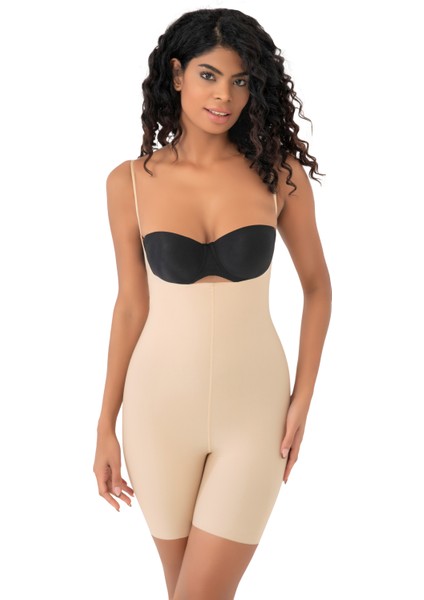 Lazer Kesim Tam Boy Askılı Korse