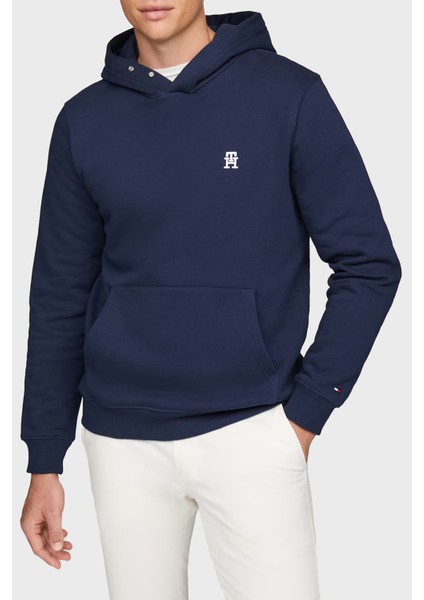 Pamuk Regular Fit Kapüşonlu Sweat Erkek Sweat MW0MW37469 Daf