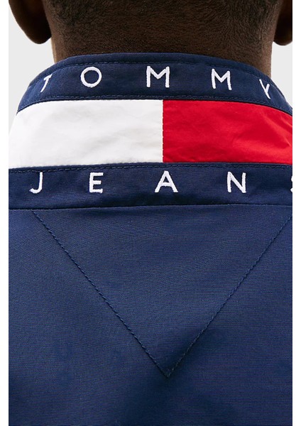 Relaxed Fit Renk Bloklu Yaka Su Itici Mont Erkek Mont DM0DM20900 C1G