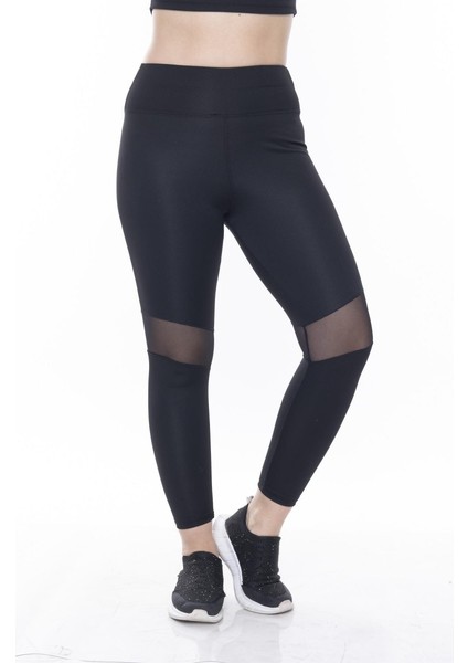 Siyah Dizi Tüllü Toparlayıcı Tayt fırsatları