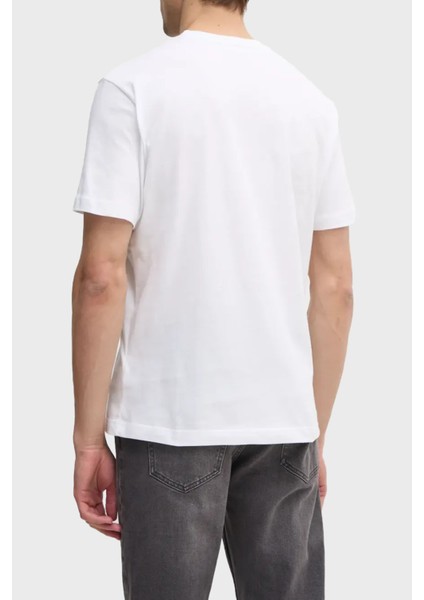 Logo Baskılı Pamuklu Regular Fit Bisiklet Yaka T Shirt K10K114149YAF Erkek T Shirt K10K114149 Yaf