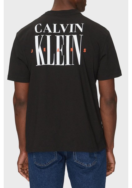 Logo Baskılı Pamuklu Regular Fit Bisiklet Yaka T Shirt J30J327473BEH Erkek T Shirt J30J327473 Beh fiyatları