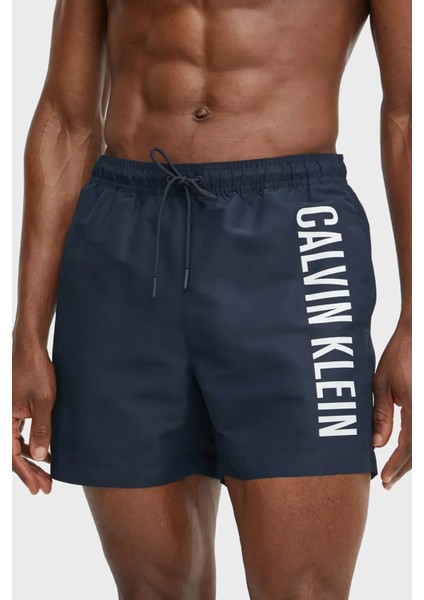 Logo Baskılı Regular Fit Lastikli Bel Mayo Short KM0KM01092CEF Erkek Mayo Short KM0KM01092 Cef