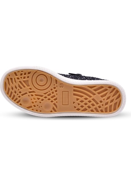 Diamond Kız Çocuk ve Kadın Deri Pul Detaylı Siyah Günlük Ayakkabı fırsatları