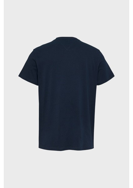 Pamuk Slim Fit Bisiklet Yaka Logolu T Shirt Erkek T Shirt DM0DM20779 C1G