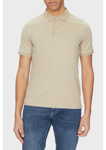 Logo Nakışlı Pamuklu Regular Fit Düğmeli Polo Yaka T Shirt K10K114135PAH Erkek Polo Yaka T Shirt K10K114135 Pah