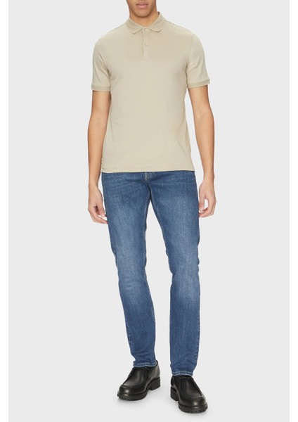 Logo Nakışlı Pamuklu Regular Fit Düğmeli Polo Yaka T Shirt K10K114135PAH Erkek Polo Yaka T Shirt K10K114135 Pah modelleri