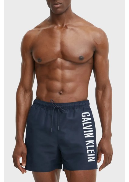 Logo Baskılı Regular Fit Lastikli Bel Mayo Short KM0KM01092CEF Erkek Mayo Short KM0KM01092 Cef