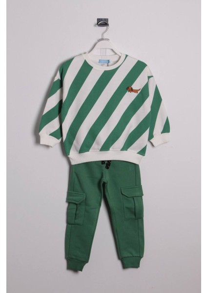 La’ciel Paris Çizgili Cepli Takım modelleri