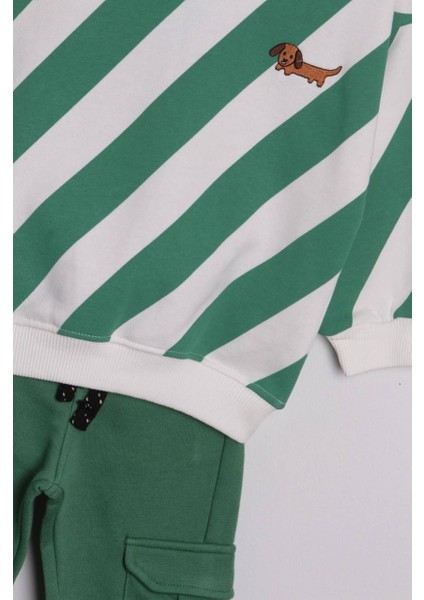 La’ciel Paris Çizgili Cepli Takım fırsatları