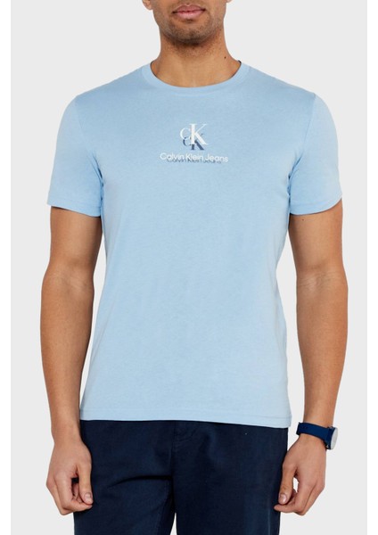 Pamuk Regular Fit Bisiklet Yaka T Shirt J30J327469CBR Erkek T Shirt J30J327469 Cbr