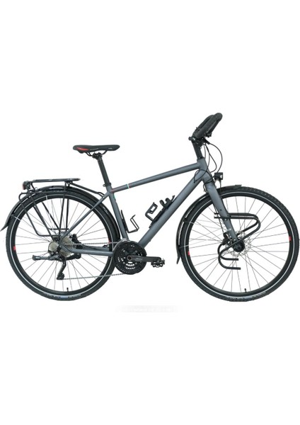 Cr-T World 510H 28'' 30V Özel Seri Bisiklet Mat Antrasit-Kırmızı