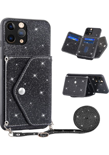 Üçgen Kickstand Card Tutucu Apple Phone 11 Için Telefon Kılıfı (Yurt Dışından)
