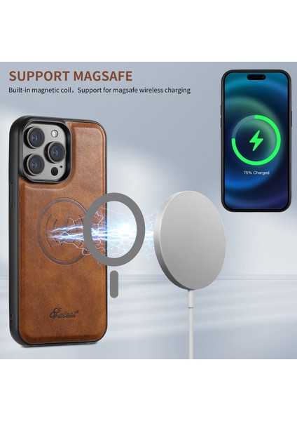 iPhone 12 /12 Pro Kart Tutucu Telefon Kapağı Magsafe ile Uyumlu (Yurt Dışından)