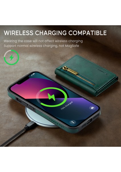 iPhone 13 Manyetik Telefon Kasası Çıkarılabilir Kickstand Kapağı (Yurt Dışından)