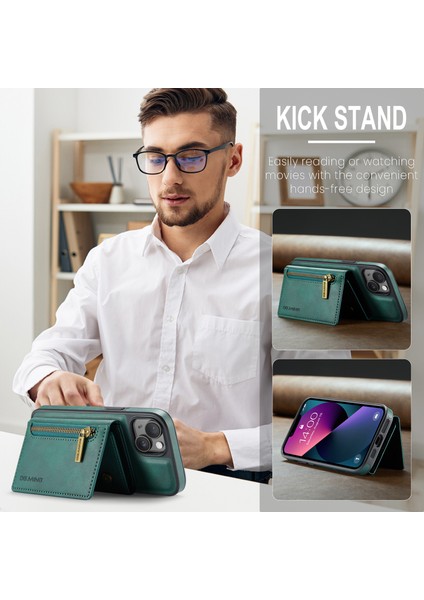 iPhone 13 Manyetik Telefon Kasası Çıkarılabilir Kickstand Kapağı (Yurt Dışından)