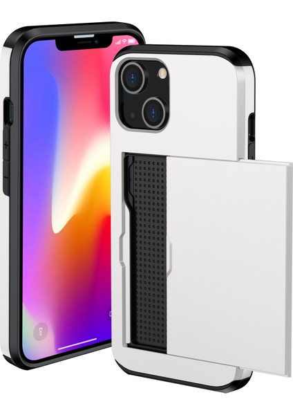 iPhone 15 Tpu + Pc Damla Geçirmez Cep Telefonu Kapağı Slayt Kartı Tutucu Koruyucu Telefon Kasası (Yurt Dışından) fiyatları