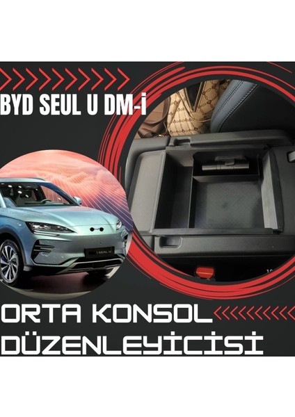 Orta Konsol Düzenleyici, Pratik ve Şık Araç İç Organizatörü