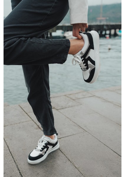 Kadın Sneaker Yüksek Taban Spor Ayakkabı Aryan Siyah fiyatları