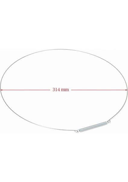 Çamaşır Makinesi Kazan Körük Kelepçesi, 310 mm