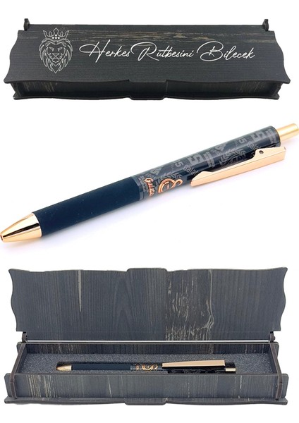 Lisanslı Çift Yön Baskılı Şal Kaşkol Atkı ve Hybrit Tükenmez Kalem Set Aslan Baskılı Ahşap Kutulu fırsatları