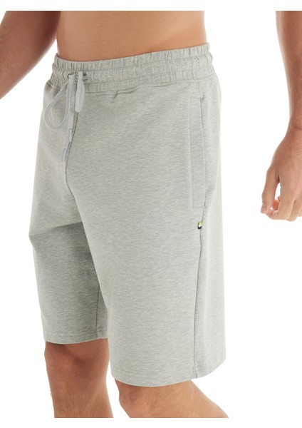 Erkek Şort 40736 - Gri Melanj modelleri