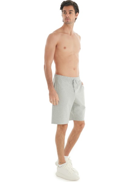 Erkek Şort 40736 - Gri Melanj fırsatları