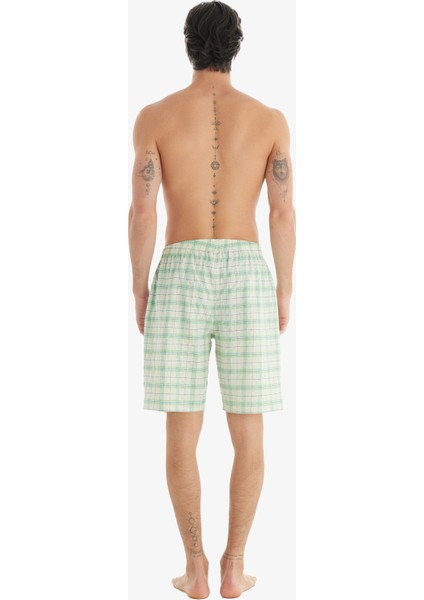 Erkek Şort 40719 - Kare Desenli fiyatları