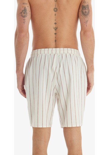 Erkek Şort 40721 - Bordo Çizgili fiyatları