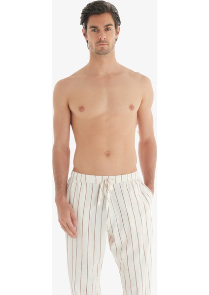 Erkek Pantolon 40722 - Bordo Çizgili fiyatları