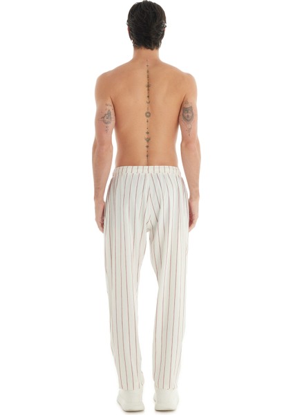 Erkek Pantolon 40722 - Bordo Çizgili fırsatları