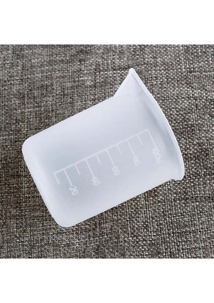 Epoksi Reçine Silikon Beaker Döküm Karıştırma Kabı Uçlu 100 ml