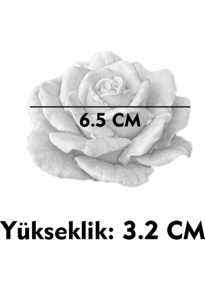 Silikon Kalıp Gül Model Mum Sabun ve Taş Tozu Kalıbı